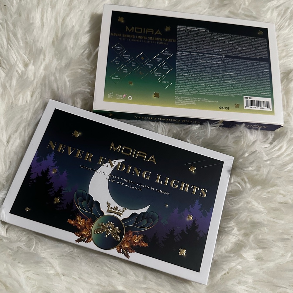 MOIRA “NEVER ENDING LIGHTS” EYESHADOW PALETTE - BRAND NEW in the sleeve! - Picture 3 of 13
